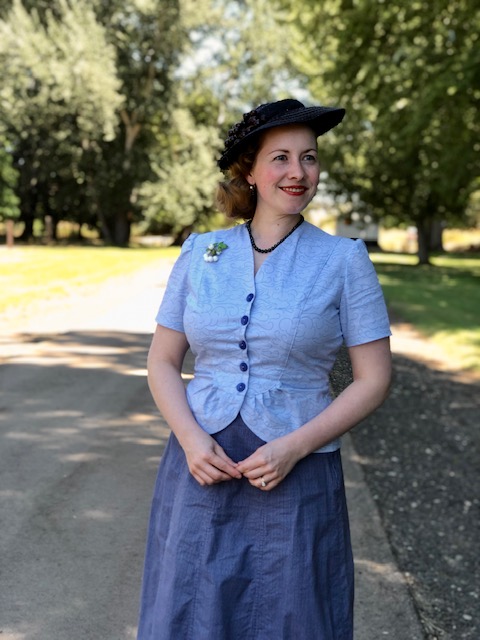 1940s Novelty Blouse