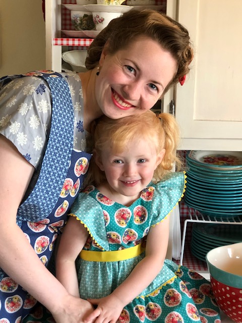 1940s Pinafore Duo with Poppie&nbsp;Cotton