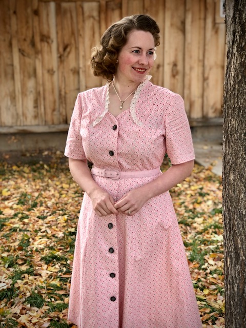1940s Pink Princess&nbsp;Dress