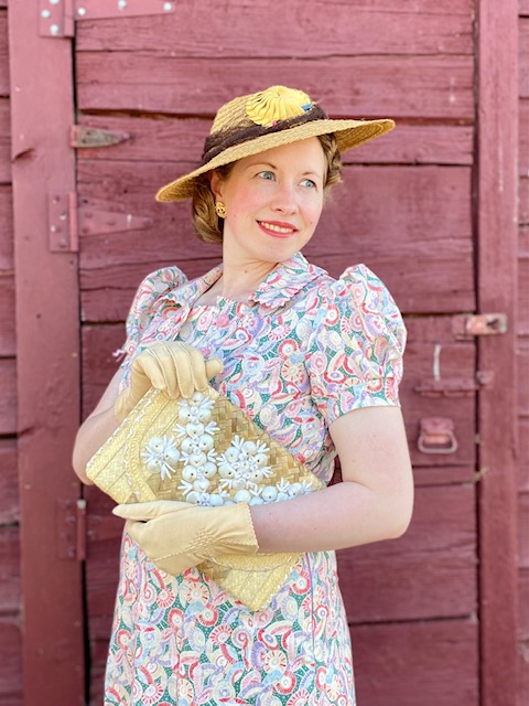 1930s Parasol Dress