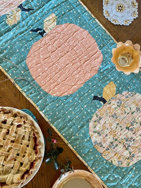 Pastel Pumpkin Runner for Moonbeam Dreams Blog&nbsp;Tour