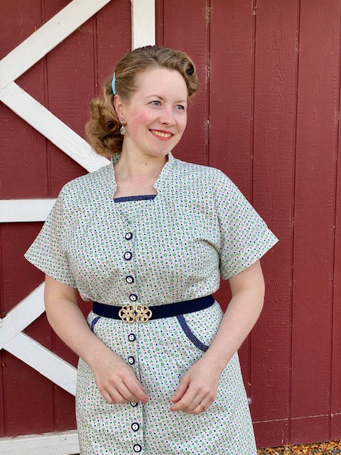 1950s Ditsy House&nbsp;Dress