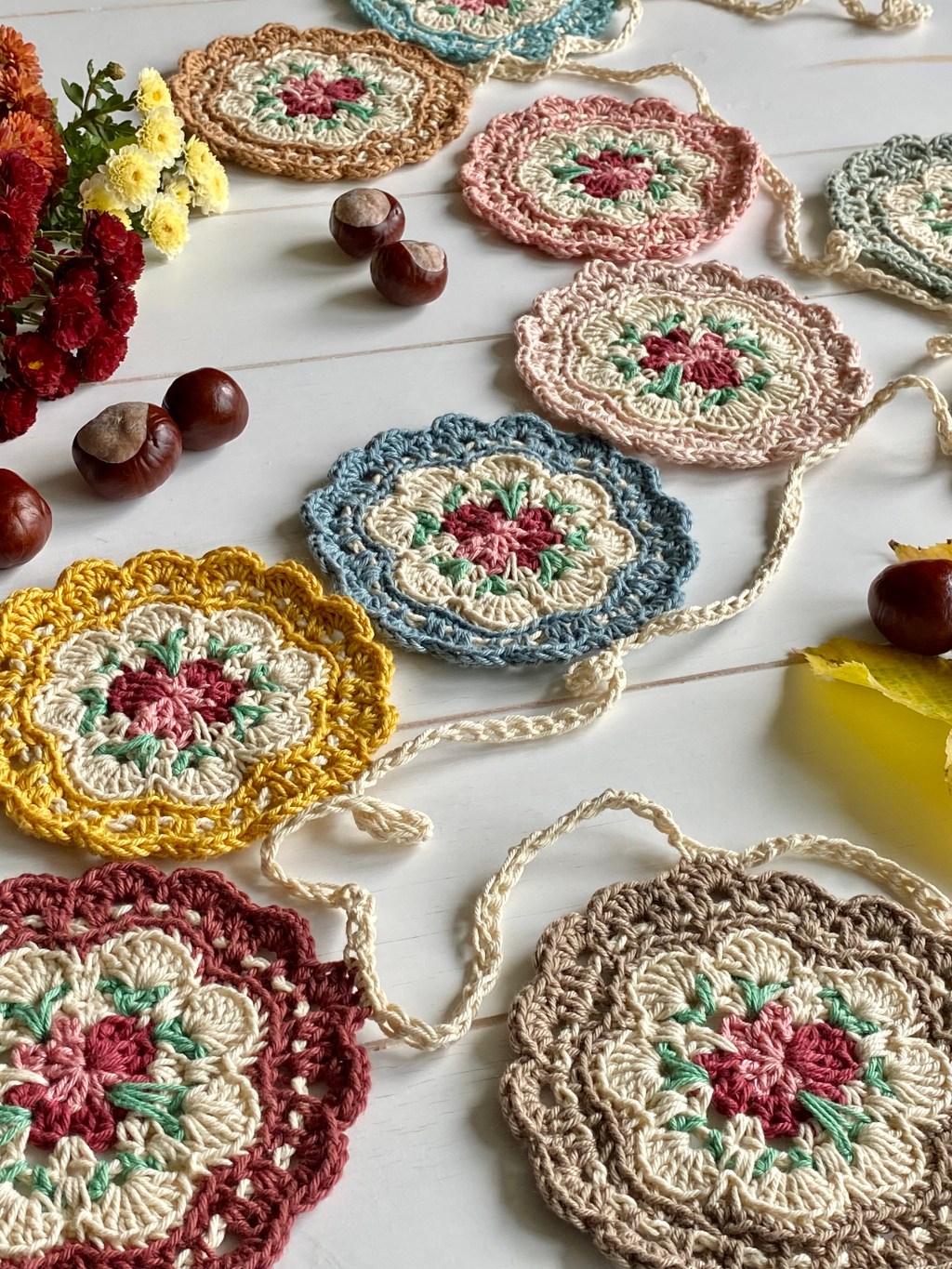 Autumnal Cath Kidston Crochet&nbsp;Garland