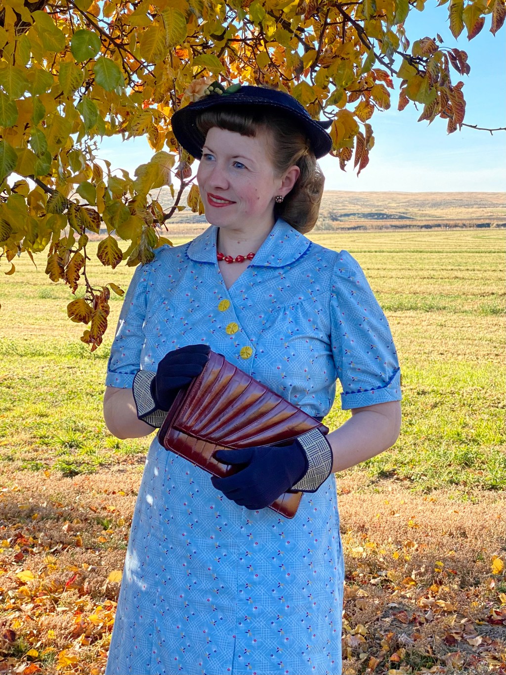 Sky Blue 1930s&nbsp;Dress